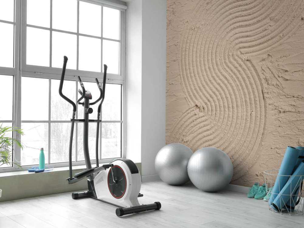 Organiske linjer og strukturer zoome inn taupe