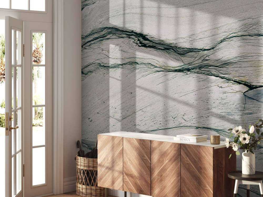 Lagdelt marmor med dybde