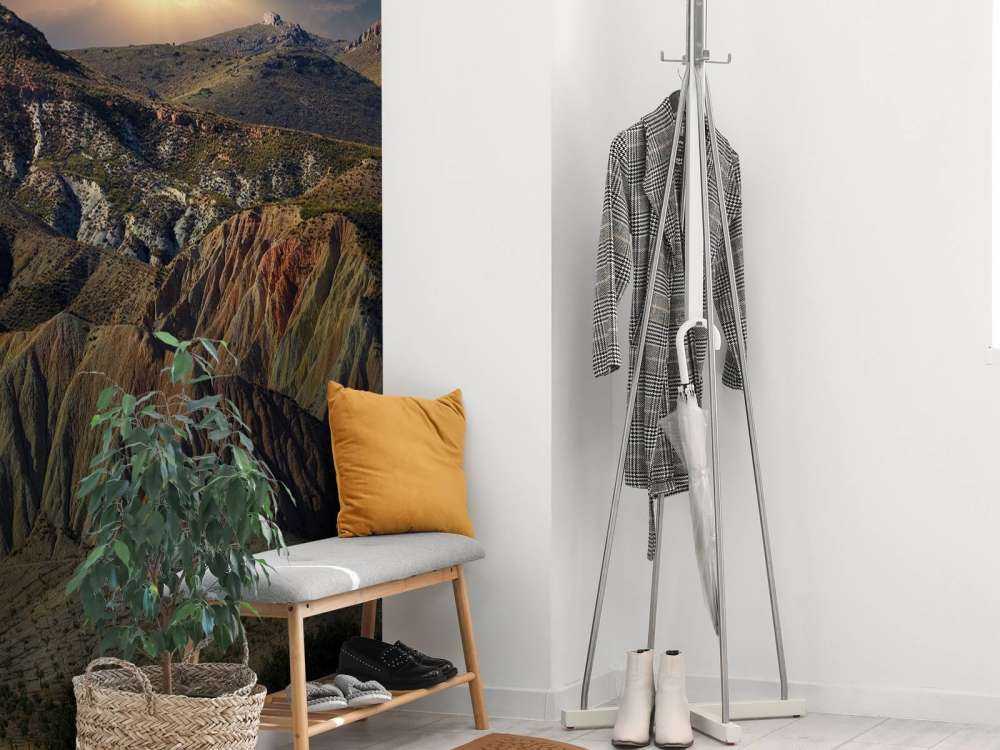 Solnedgang i fjellet