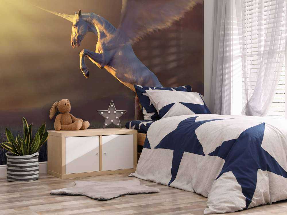 Enhjørning med vinger