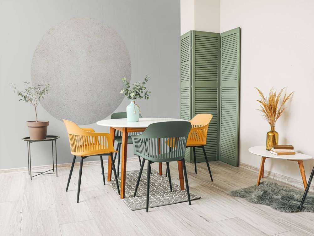 Betongstruktur med fin stein