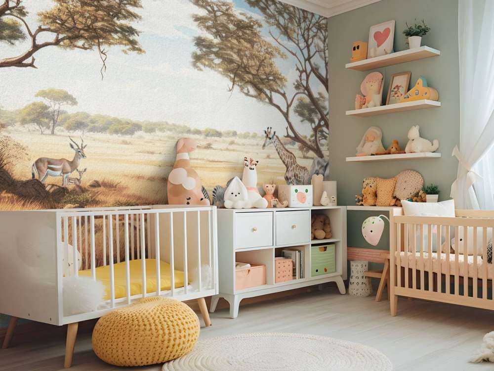 Safarilandskap i farger