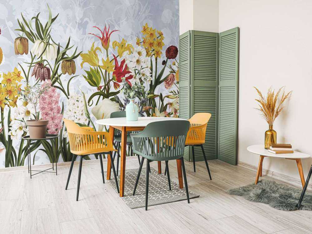 Vårblomster - Skyet himmelblå