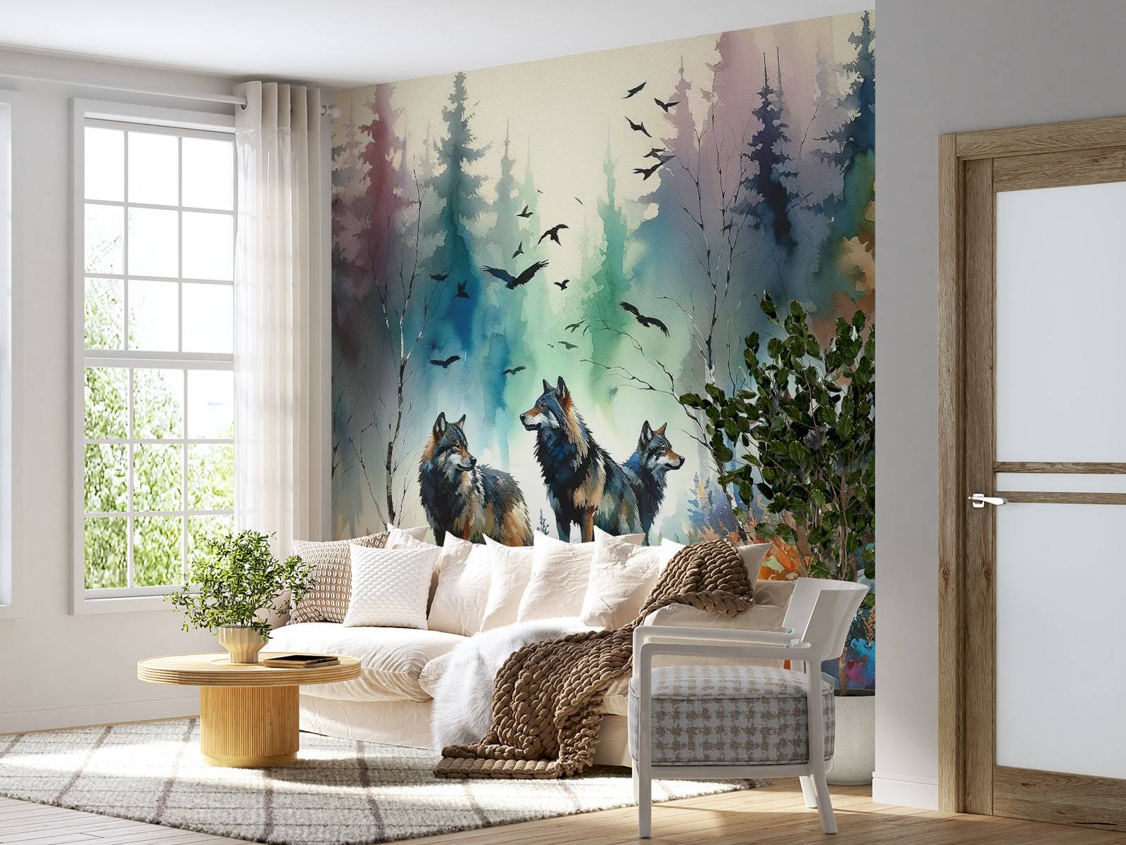 Fototapet - Villmarksmelodi ulvene - Tapet.com, image size:1600x1200