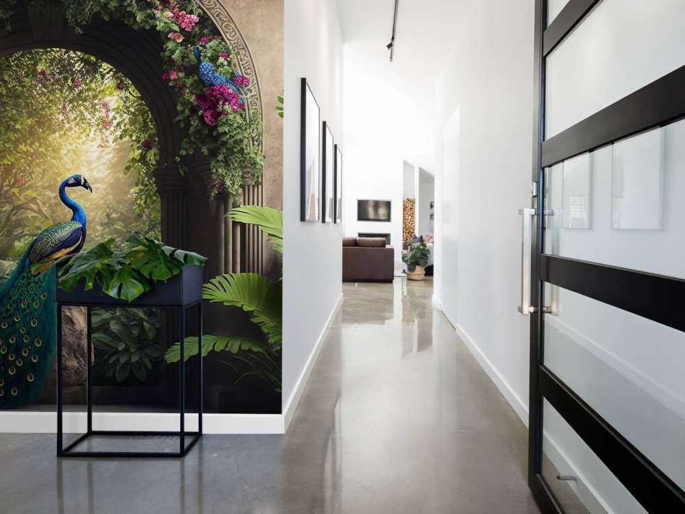 Påfugl i Forhekset Bue