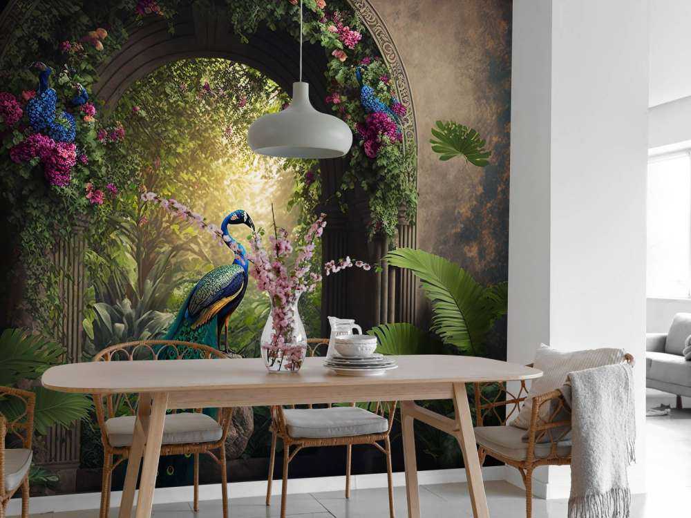 Påfugl i Forhekset Bue