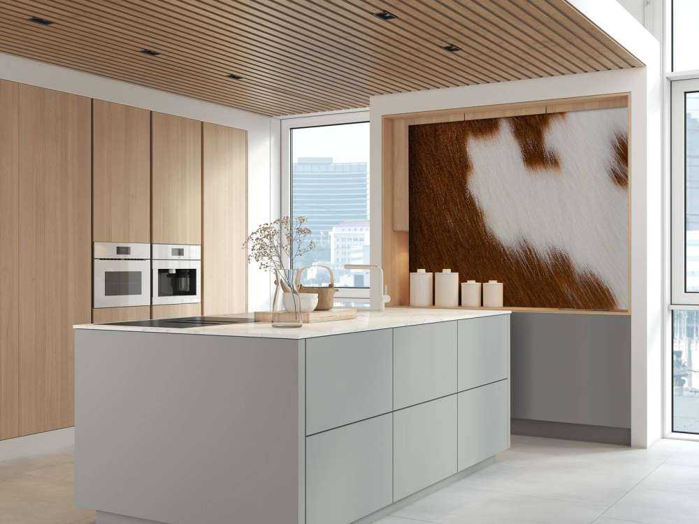 Kuskinn rød og hvit kuskinn