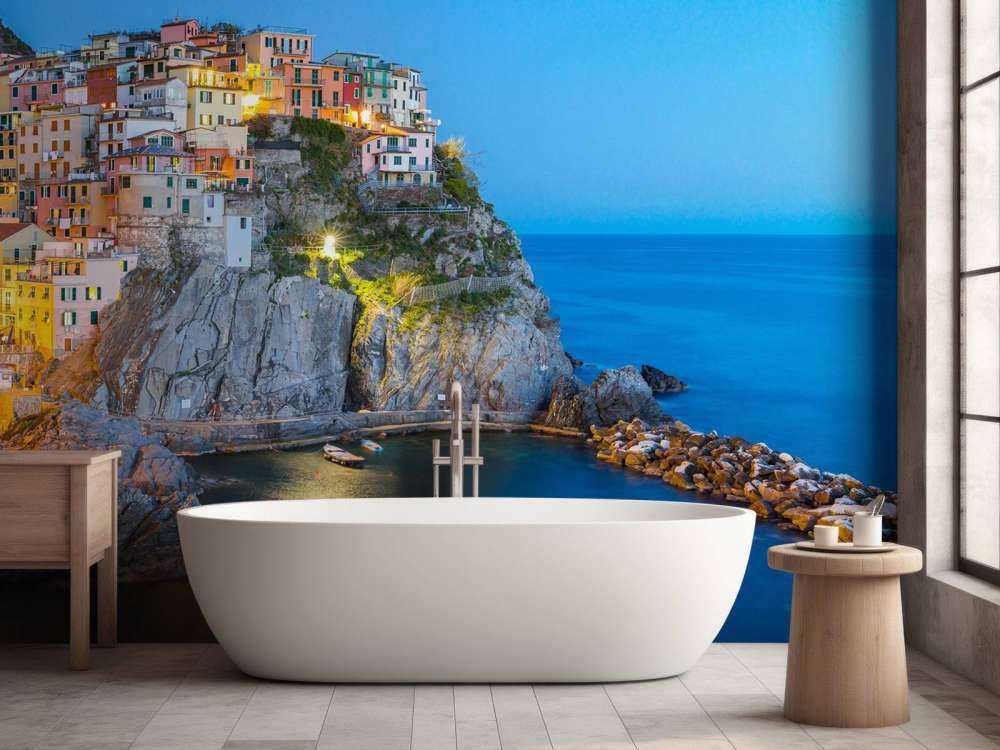 Italiensk by om natten