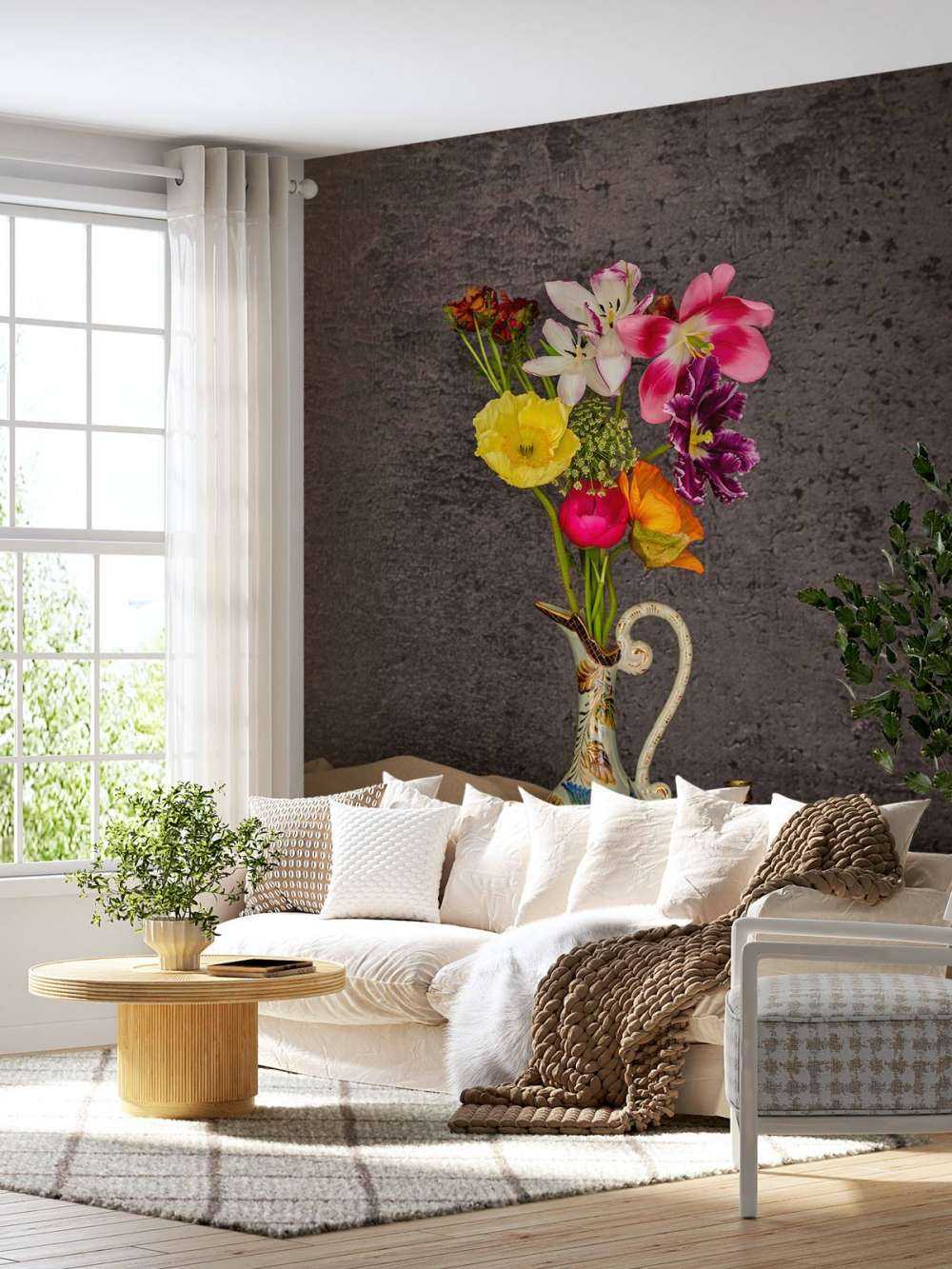 Blommor i klassisk vas