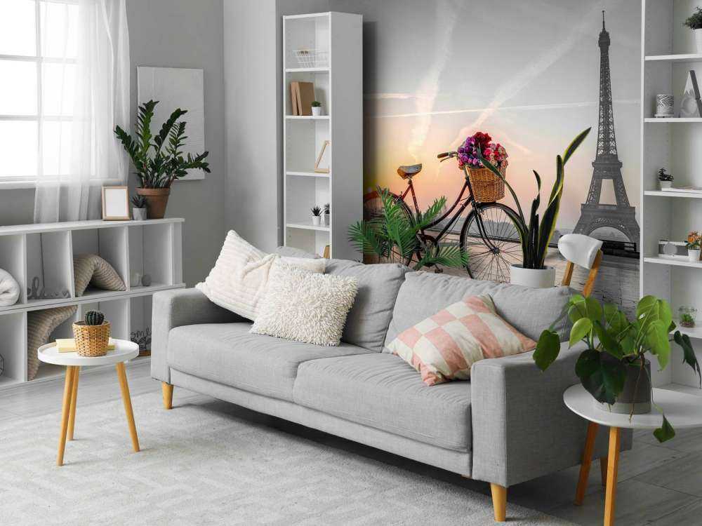 Solnedgång vid Eiffeltornet