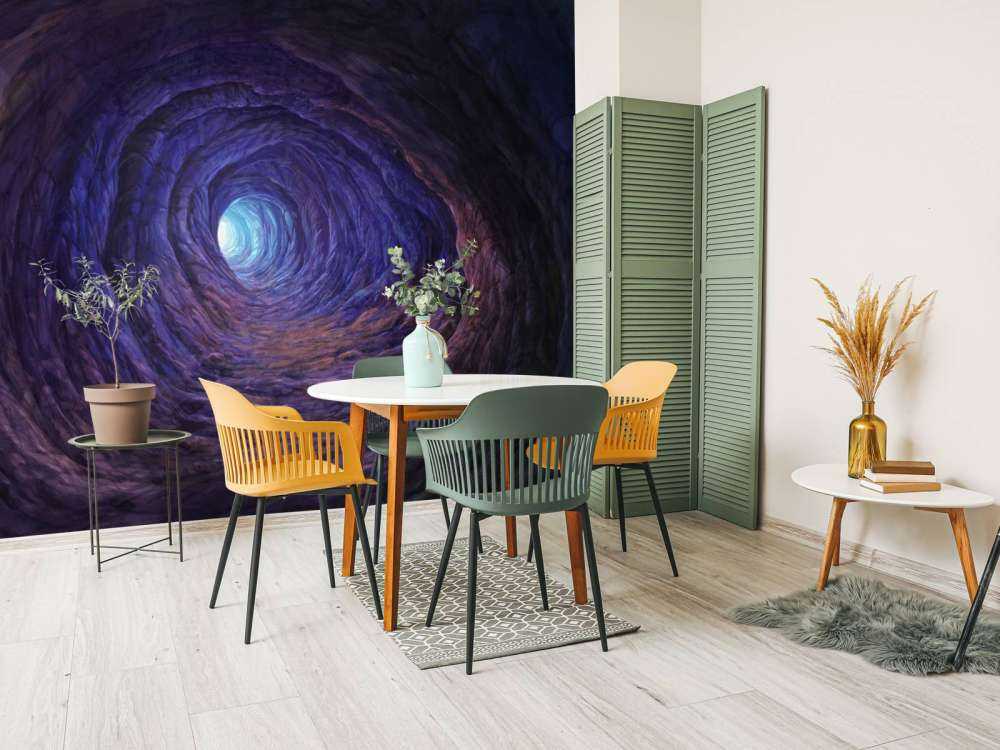 Illustration av en grotta