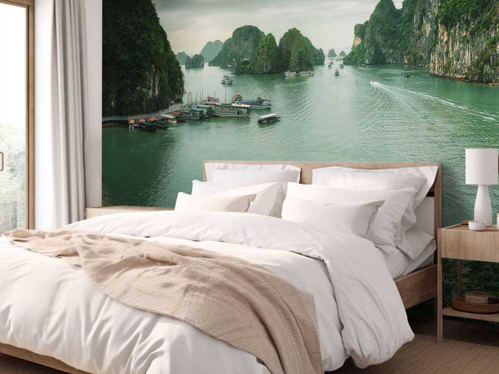 Halongbukten Vietnam