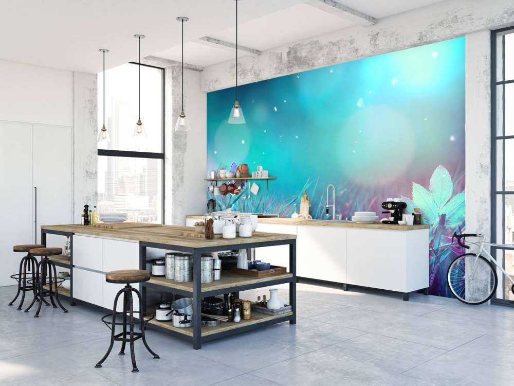 Fjäril på morgondaggen