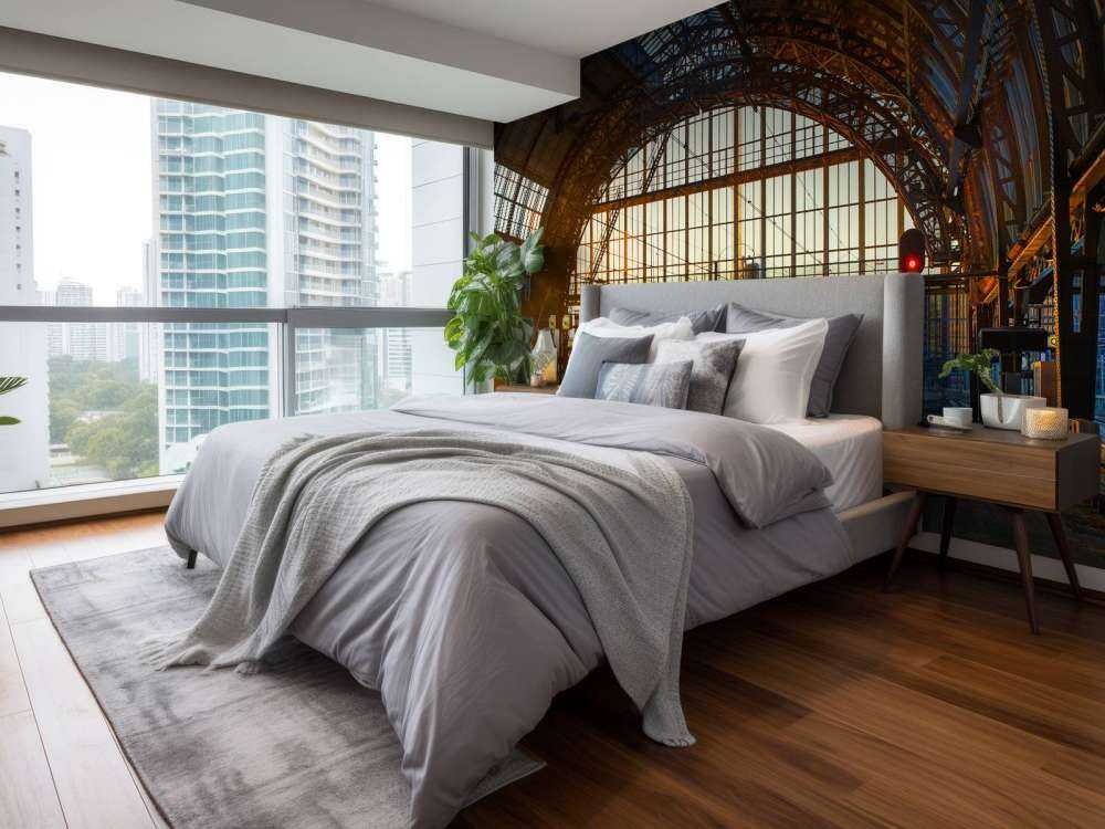 Soluppgång på station