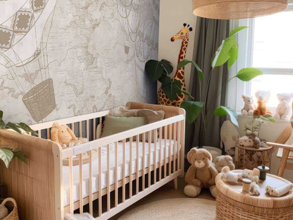 Varmluftsballonger över staden