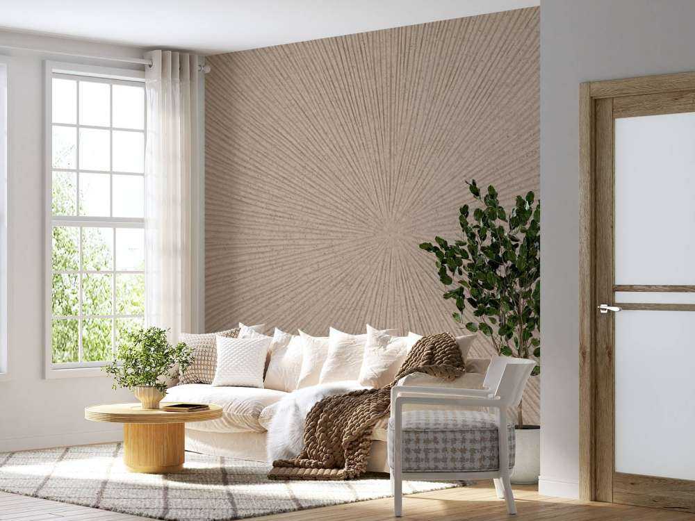 Textured Lines i beige