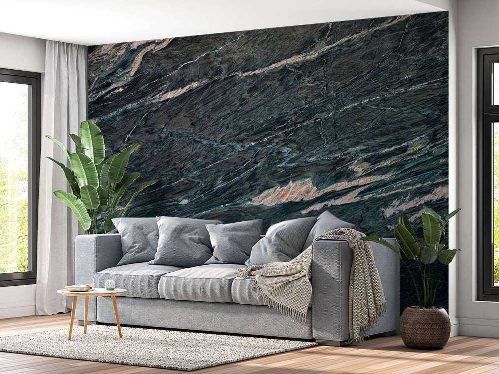 Marmor med vågig struktur