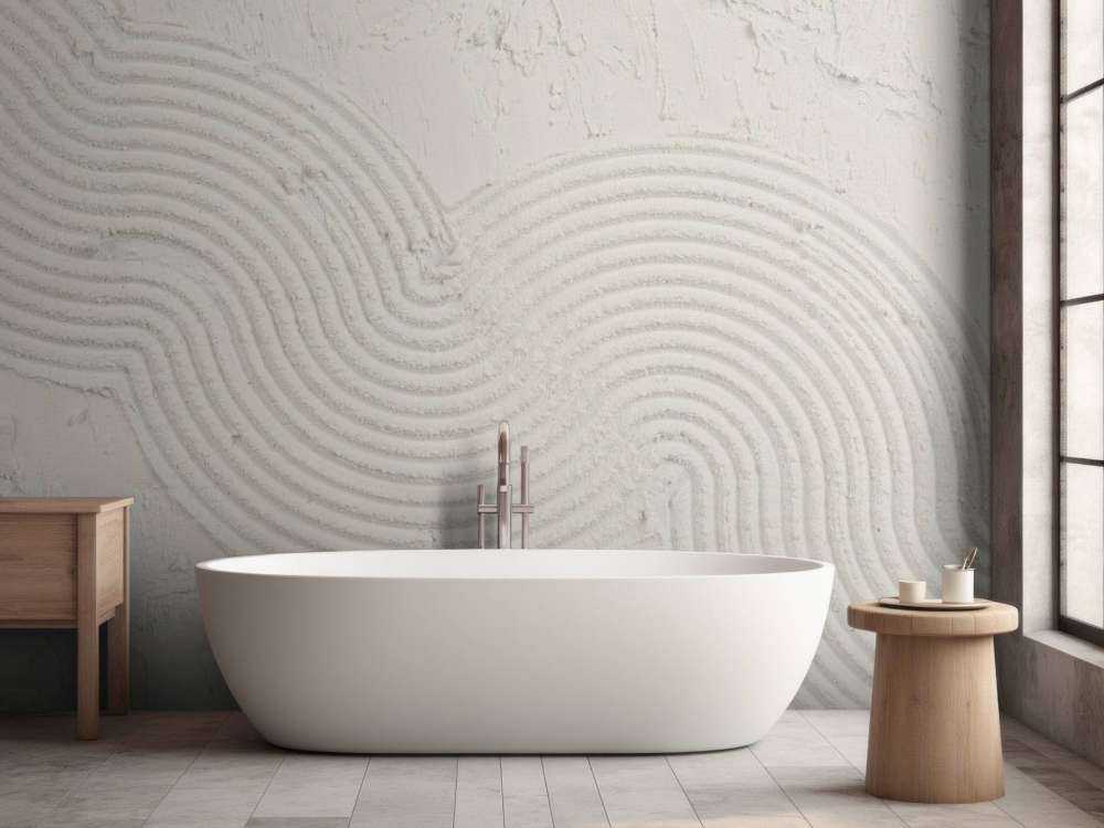 Organiska linjer och strukturer i naturvitt