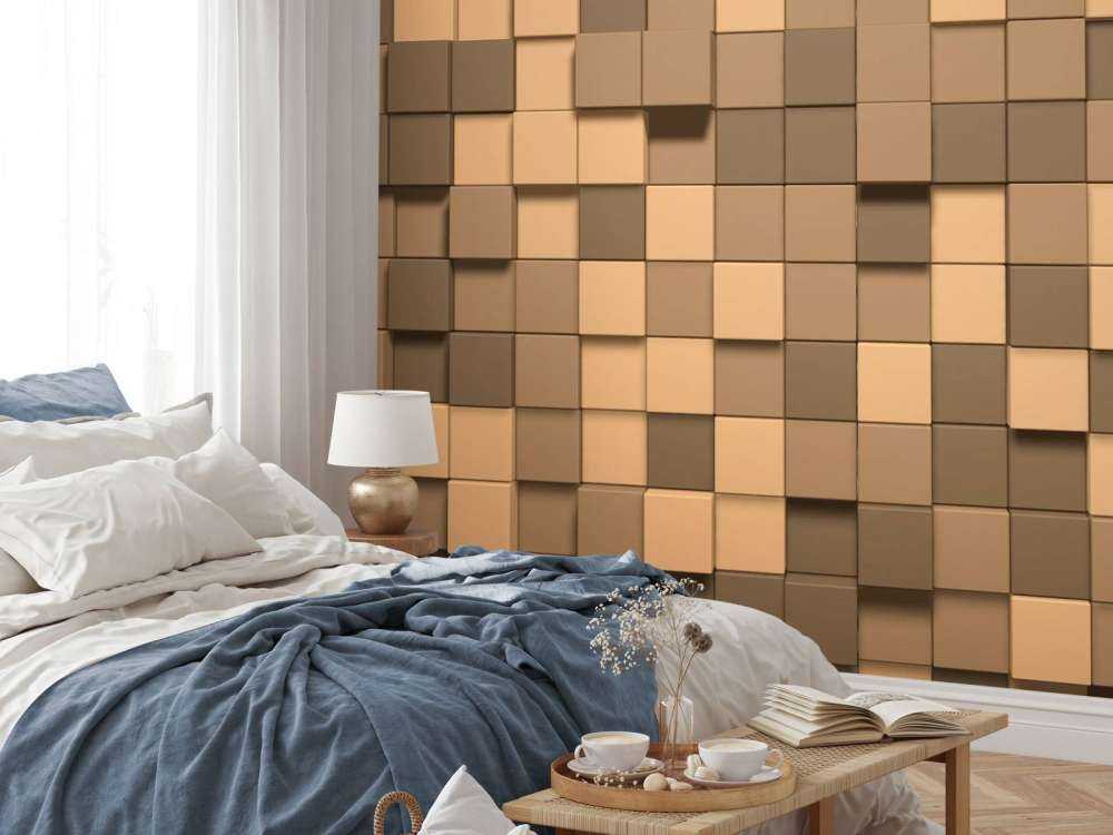 3D Minecraft-klossar av jorden