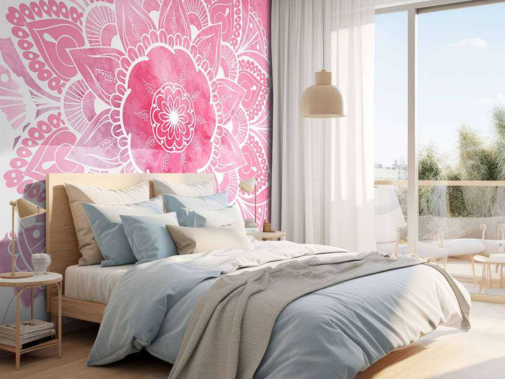 Mandala med blommönster