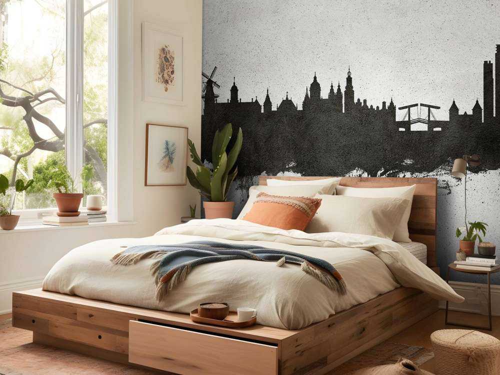 Akvarell silhuett, Amsterdam