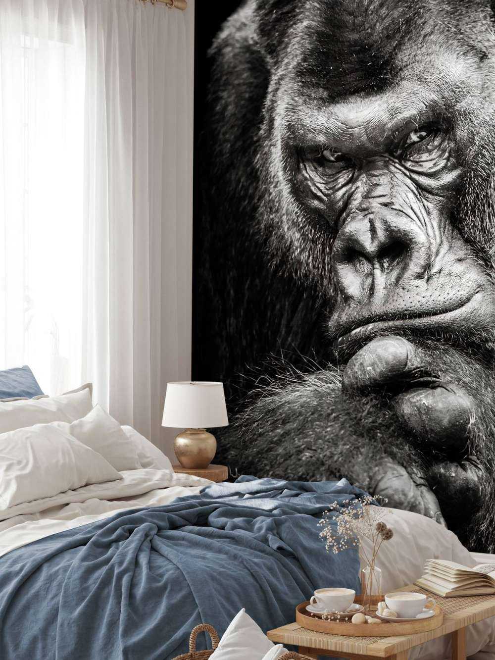 Närbild av en gorilla