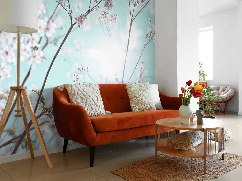 Mandelblomst i solen