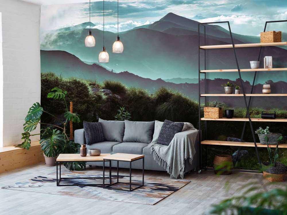 Jungle med bjerge