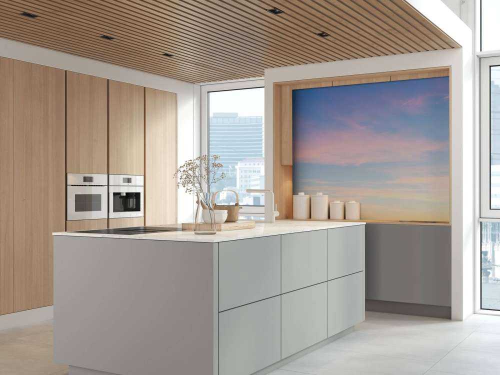 Himmel med bløde farver