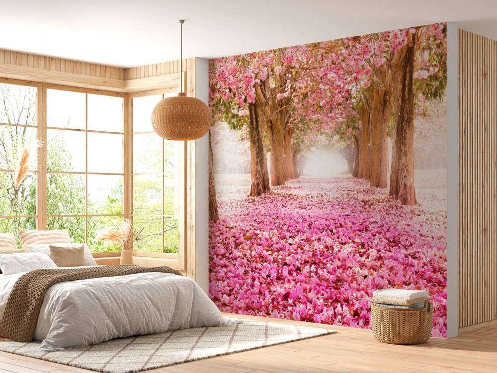 fototapet blomstre