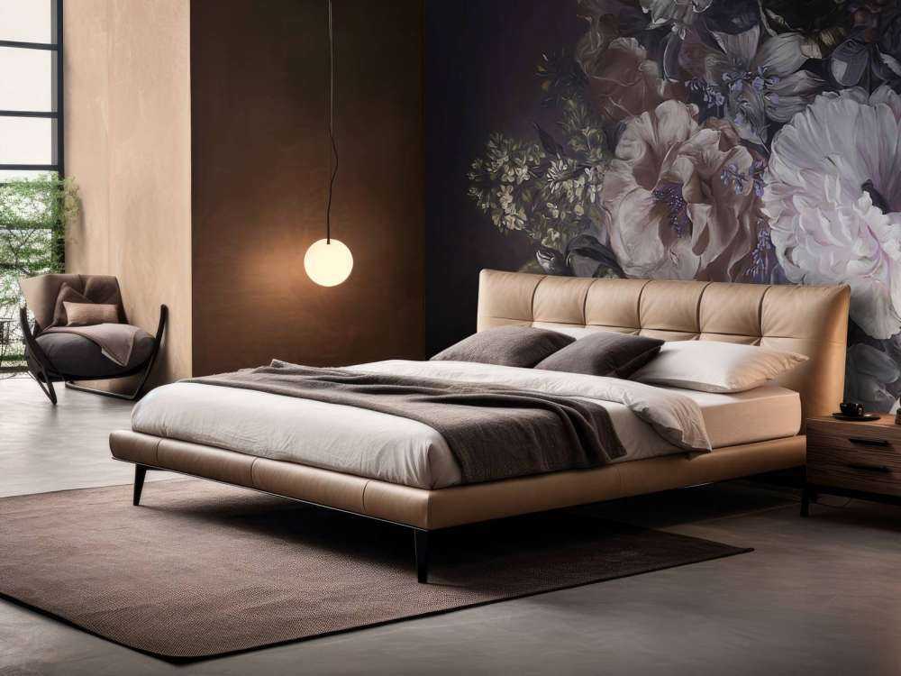 Bouquet med lilla fløde