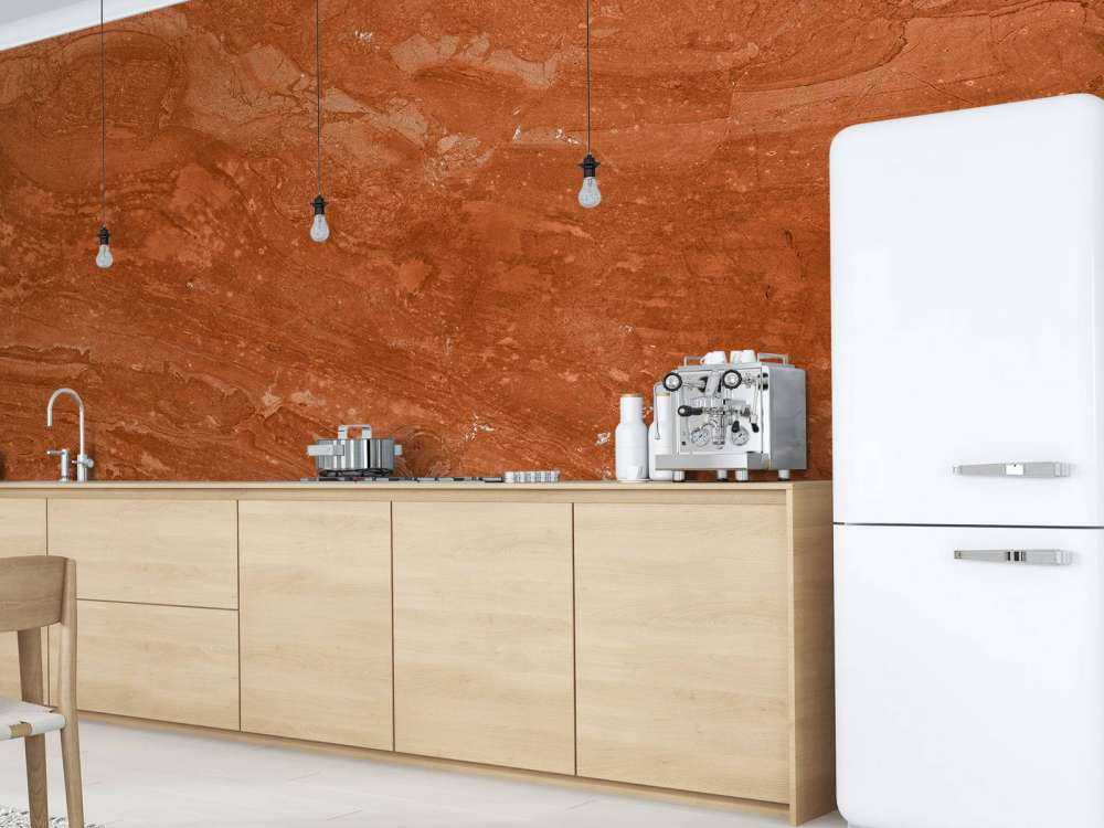 Terracotta marmor med legende effekt