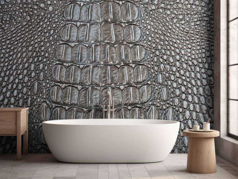 Tekstur krokodilleskind