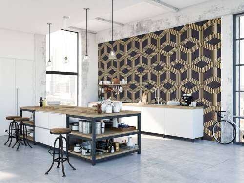 Illusionsmønster art deco