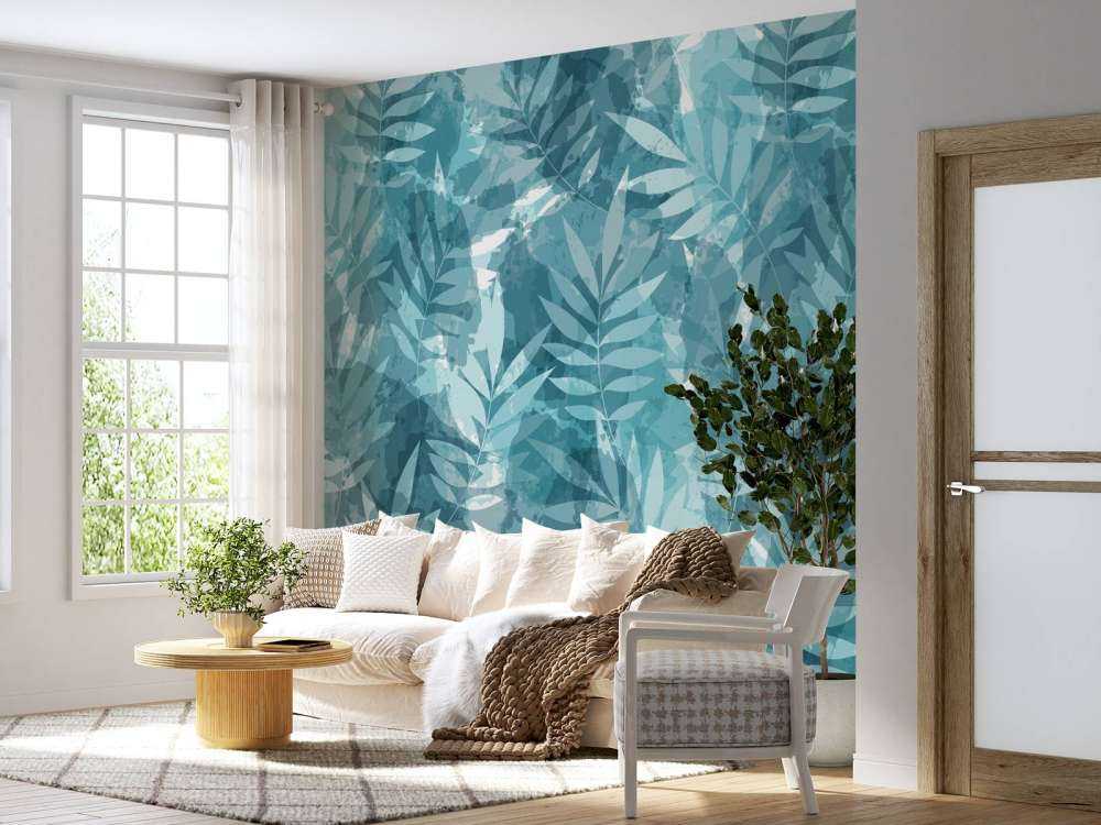 Akvarelblade i akvarel