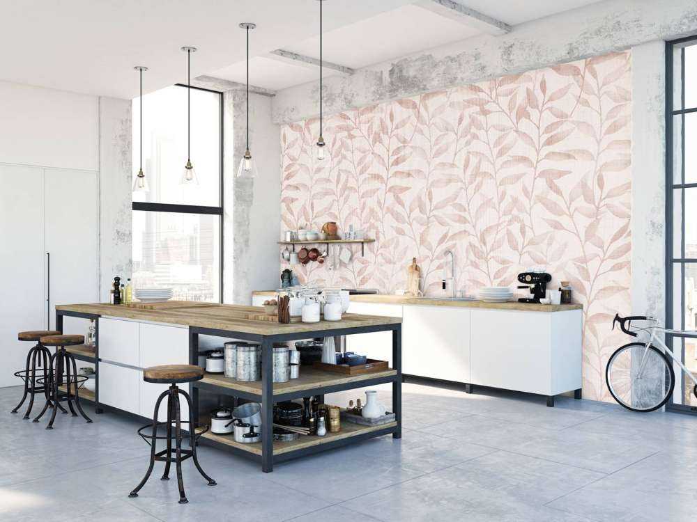 Japandi klatreblade - blød terrakotta