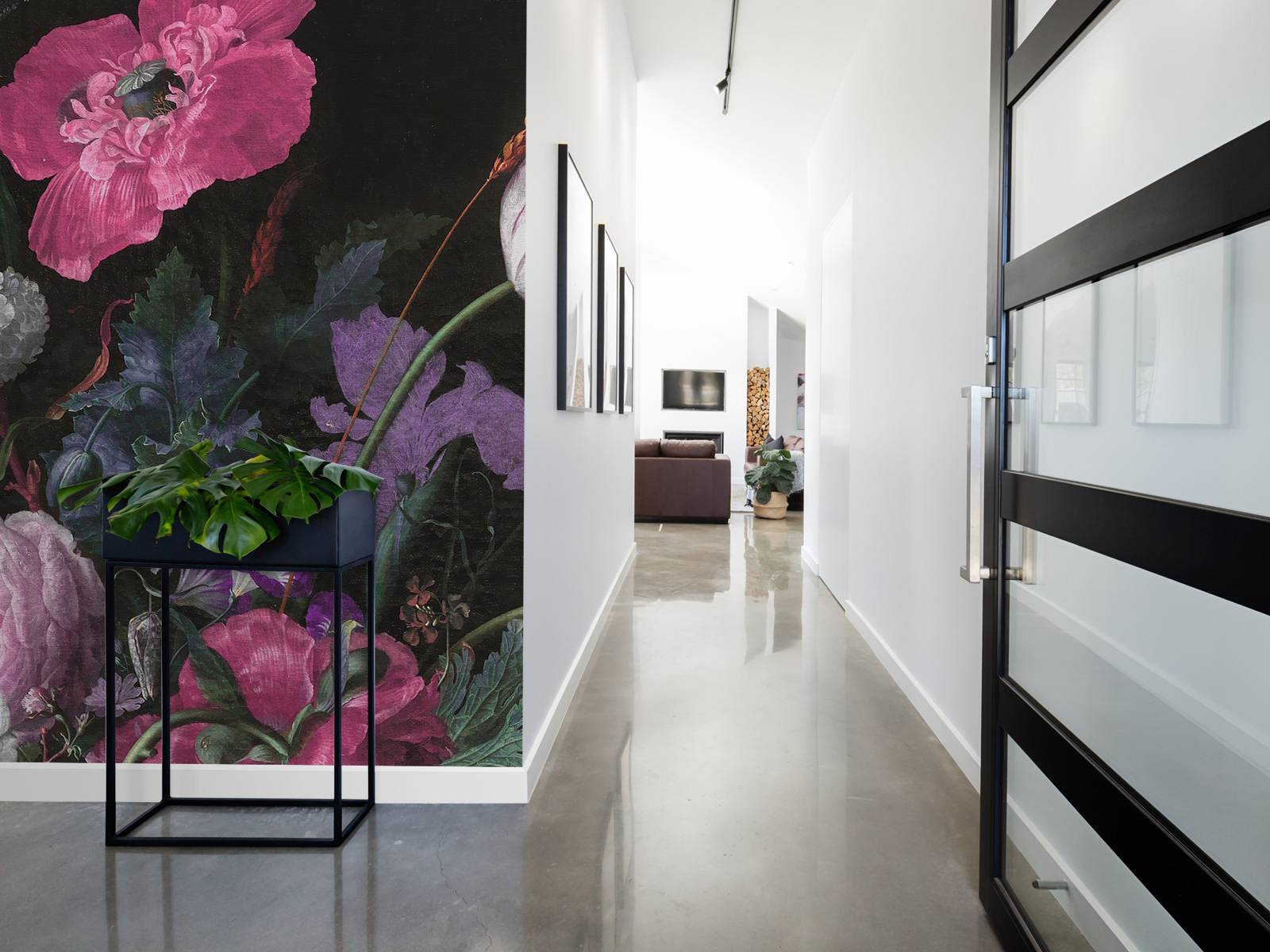 Barokblomster stilleben - stemningsfuld pink