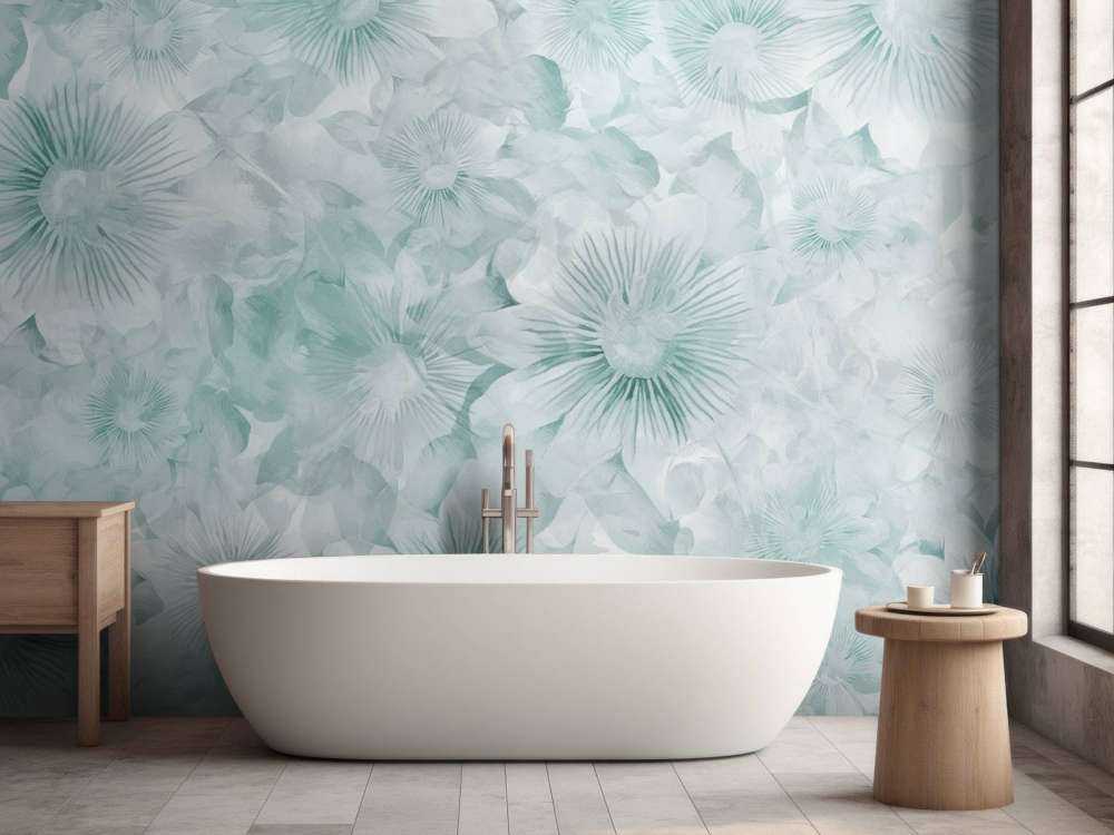 Botanisk Akvarel Elegance Iskold Mynte