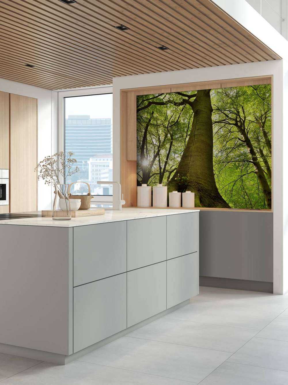 Stort træ og rødder