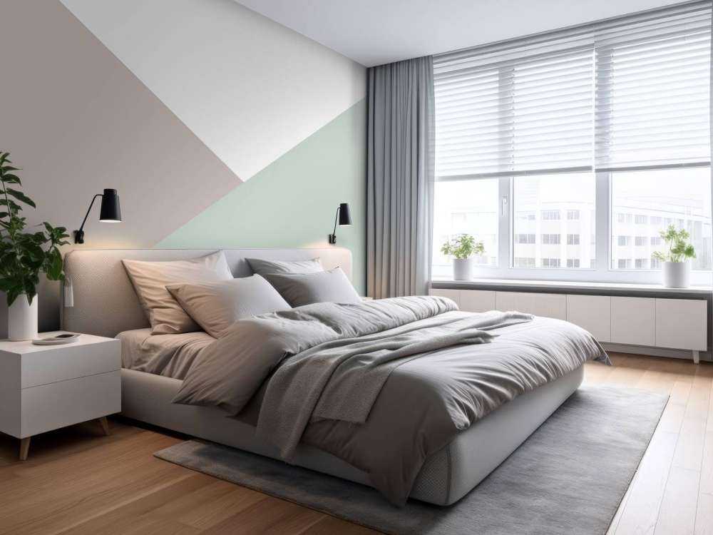 Pastellfargede trekanter