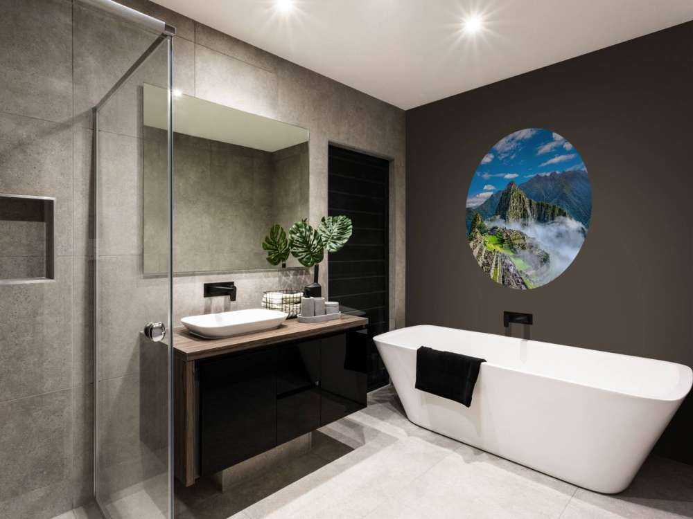 Machu Picchu i tåken