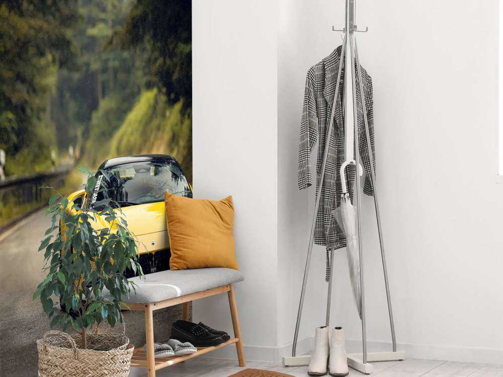 Maserati i den grønne skogen