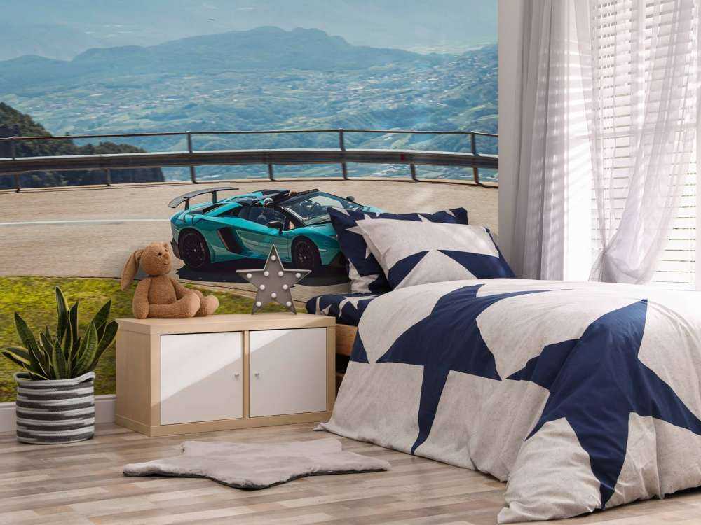 Alpenritt med luksus sportsbil