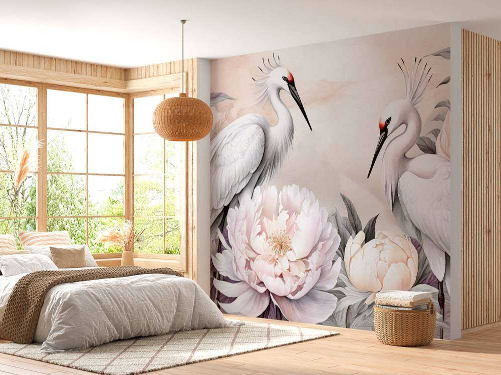 Storkens romantikk rosa