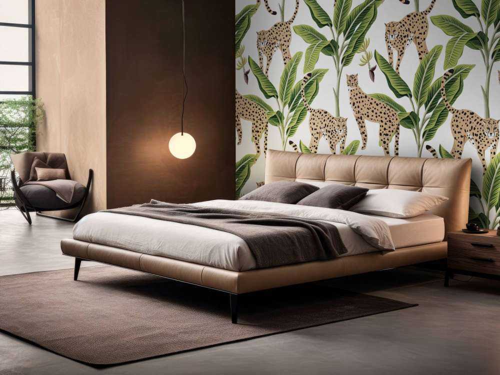 Gepard blant trærne