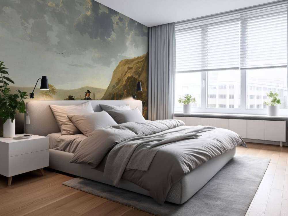 Elvelandskapp med ryttere