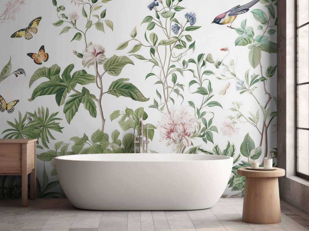 Elegant blomsterillustrasjon