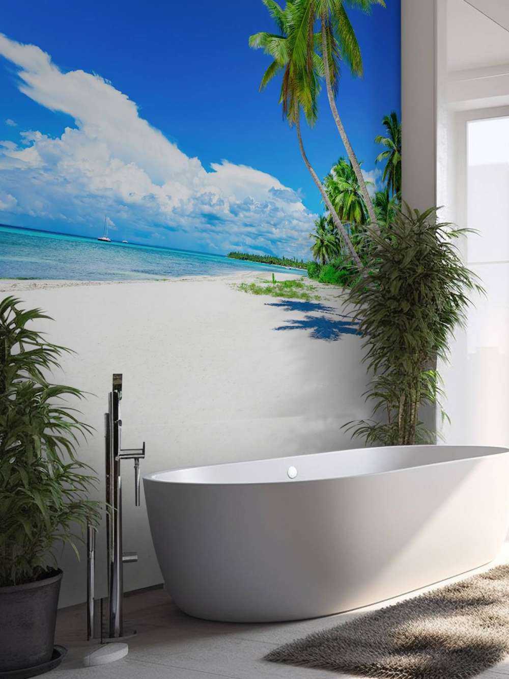 Himmelsk tropisk strand