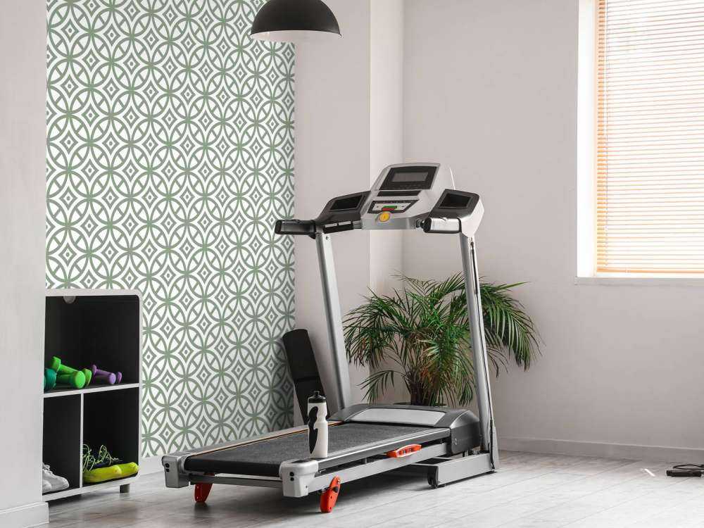 Mønster af cirkler og diamanter