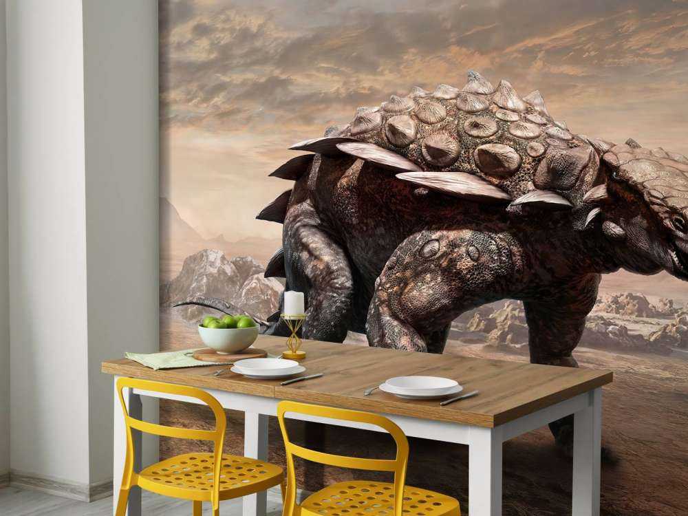 Dinosaur i et øde område